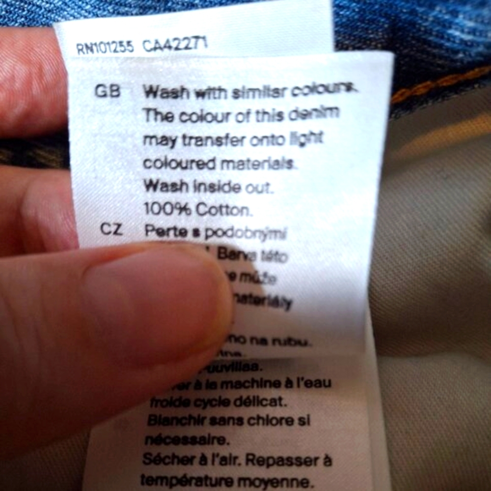 COS Column Jeans Light Blue Wash LIKE NEW! - Picture 16 of 16